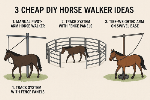 Homemade Walker 3 Cheap DIY Horse Walker Ideas You Can Build on a Budget – The Best DIY ...