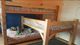 Triple Bunk Bed DIY Plans - Wooden Sleeper Kids Bedroom Furniture Build Your Own