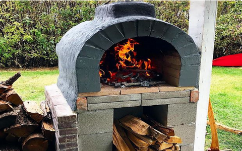 Wood Fired Pizza Oven Plans DIY Outdoor Cooking Pizza Patio Party Ribs Backyard Woodfired