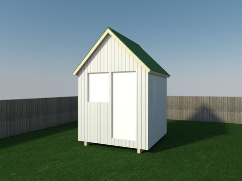 Build Your Own Tiny House 8'x 8' DIY Plans Cabin Tiny Homes Storage Workshop