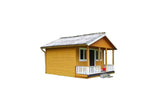 Cabin Plans With Loft DIY Cottage Guest Home Building Plan 384 sq/ft