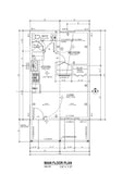 Cabin Plans With Loft DIY Cottage Guest Home Building Plan 384 sq/ft