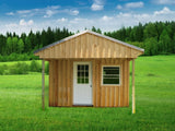 Cabin Plans With Loft DIY Plans Modern Outhouse 12x20' Guest House Cottage 240 sq/ft