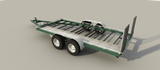 Car Trailer Hauler Plans DIY Homemade Open Auto Carrier Build Your Own