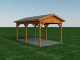 Carport DIY Plans Outdoor Canopy Car ports Shelter Gazebo Garage 12'x20' Build Your Own