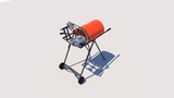 Concrete mixer DIY Plans Electric Cement Mixing Machine Portable Build Your Own