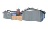 Duplex House Plans Blueprints DIY Two Bedroom House Building Plan Home Designs