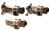 Flip Top CNC Work Bench Plans - DIY Workbench Garage Work Bench Build Your Own