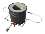 Gas Fired Jewelry Smelting Metal Melting Furnace DIY Plans - Metal Scrap Gold Silver Melting