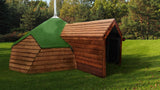Geodome Outdoor Sauna Plans - 8 Person Outdoor DIY Backyard Structures Build Your Own