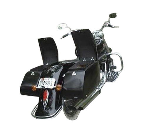 Hard Covered DIY Motorcycle Saddlebags Plans - Luggage Saddle Bag