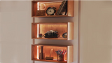 Wall Mounted DIY Floating Shelves Plans - LED Lighted Building Decor