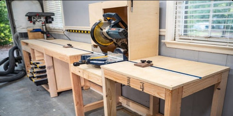 Ultimate Miter Saw Station with Storage DIY Plans - Woodworking Bench Stand - Build Your Own