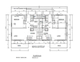 One Story Duplex House - DIY Plans - 1 Bedroom Tiny Home Building Plan