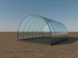 PVC DIY Greenhouse Plans - Hoop House Grow Veggies Plants 10'x12' Build Your Own
