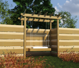 Pergola Swing DIY Plans - Woodworking Outdoor Swinging Arbor Garden Pergolas Ideas