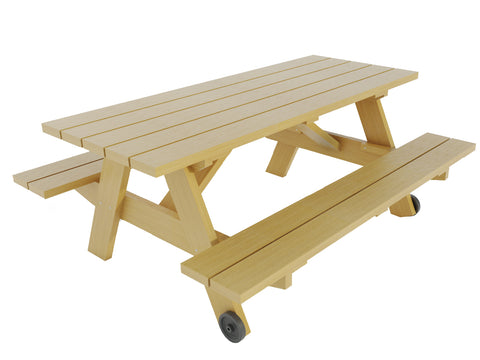 Picnic Table Plans - DIY Outdoor Patio Garden Furniture - Build Your Own