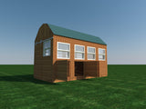 Poultry Coops for Chickens DIY Plans - Backyard Barn Hen House Cage With Run 8' x 16'