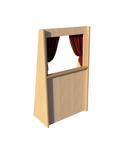 Puppet Theater DIY Plans - Woodworking Projects for Free Standing Stage Kids Adults Play