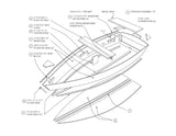 Row Boats DIY Plans -  Wooden Rowboat Skif Dory Canoe 11' x 3' Rowing Craft Build
