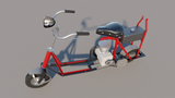 Gas or Electric Scooters - Mini Bike DIY Plans Metal Frame Minibike Outdoor Sports