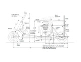 Gas or Electric Scooters - Mini Bike DIY Plans Metal Frame Minibike Outdoor Sports