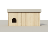 Small Outdoor Dog House Plans DIY Doghouse Puppy Shelter Pet Kennel All Weather