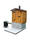 Smokehouse DIY Plans - 8' x 6' Smoker Smoke House Building Plan - Build Your Own