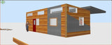 Tiny House on Wheels With Loft DIY Plans - Mobile Home Caravan - Build Your Own