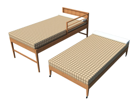 Trundle Bed DIY Plans - Day Beds - Daybed Roll Away Guest Bed Sleeper Furniture