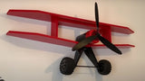 Wooden Airplane Floating Shelf DIY Plans - Kids Room Wall Mount Woodworking