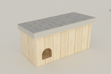 Wooden DIY Dog House Plans - Medium Size Pet Outdoor Shelter Doghouse Kennel Home